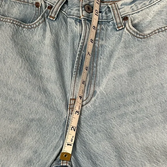 Abercrombie & Fitch Women's High Rise Jeans - Light Blue - Picture 10 of 12